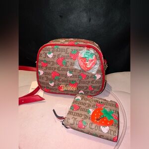 Juicy Couture Strawberry Print crossbody Bag